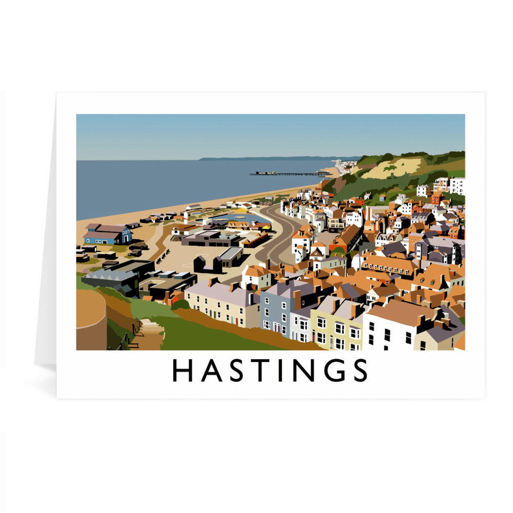 Hastings, Sussex Greeting Card 7x5