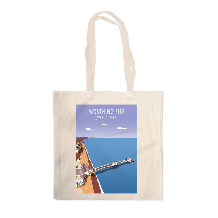 Worthing Pier, West Sussex Canvas Tote Bag