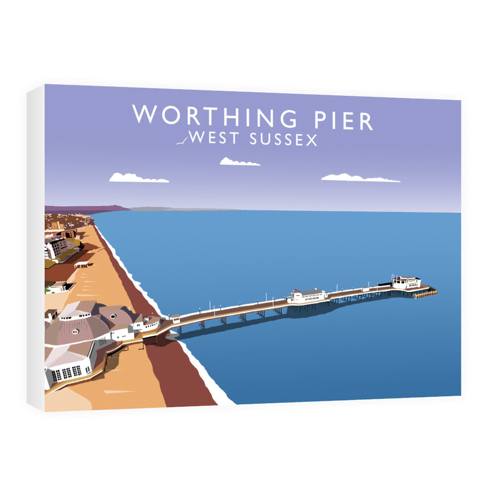 Worthing Pier, West Sussex 60cm x 80cm Canvas