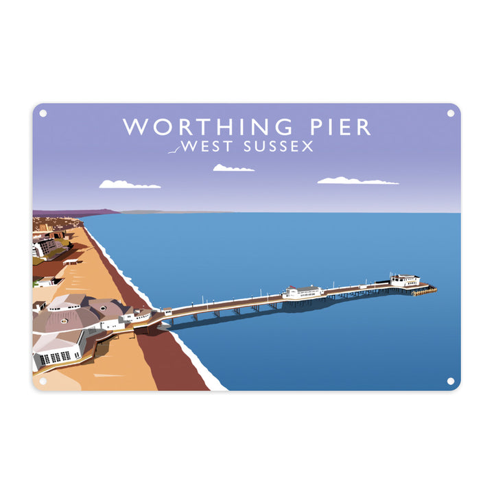 Worthing Pier, West Sussex Metal Sign