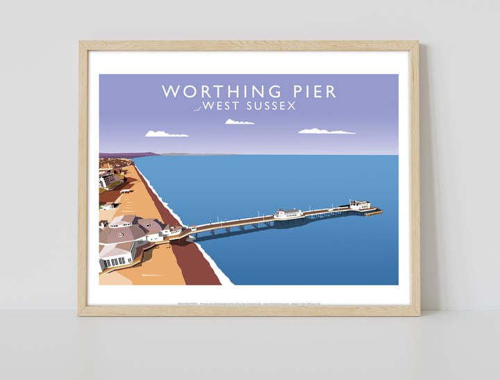 Worthing Pier, West Sussex - Art Print