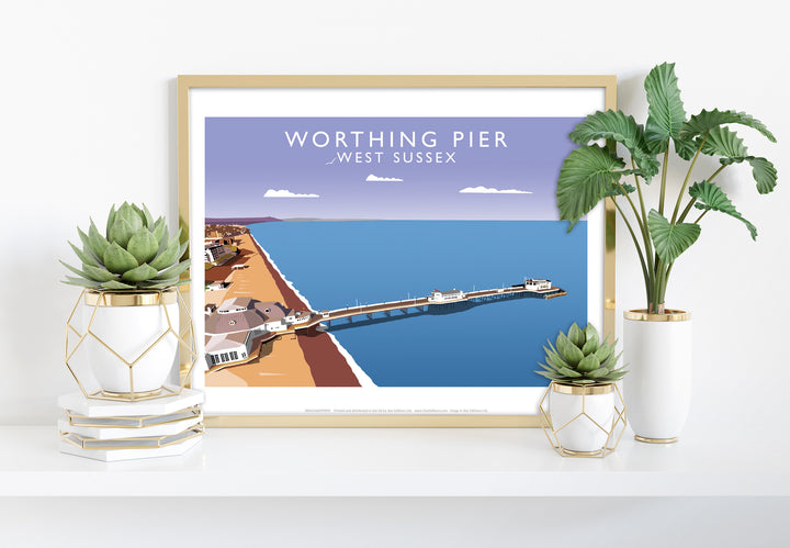 Worthing Pier, West Sussex - Art Print