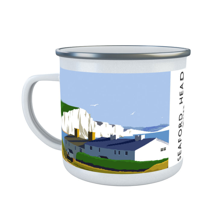 Seaford Head, Sussex Enamel Mug