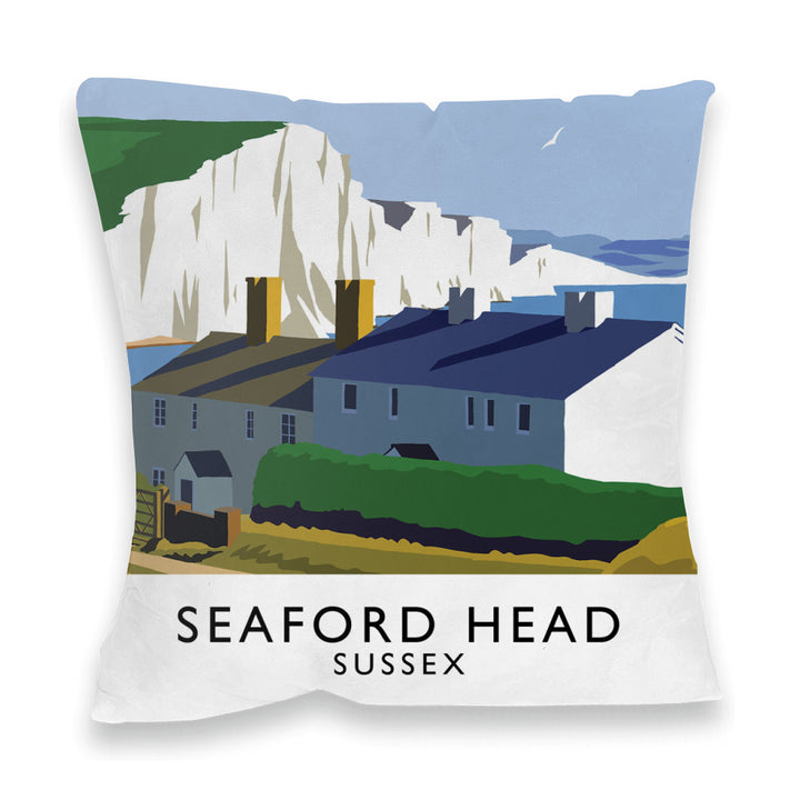 Seaford Head, Sussex Fibre Filled Cushion