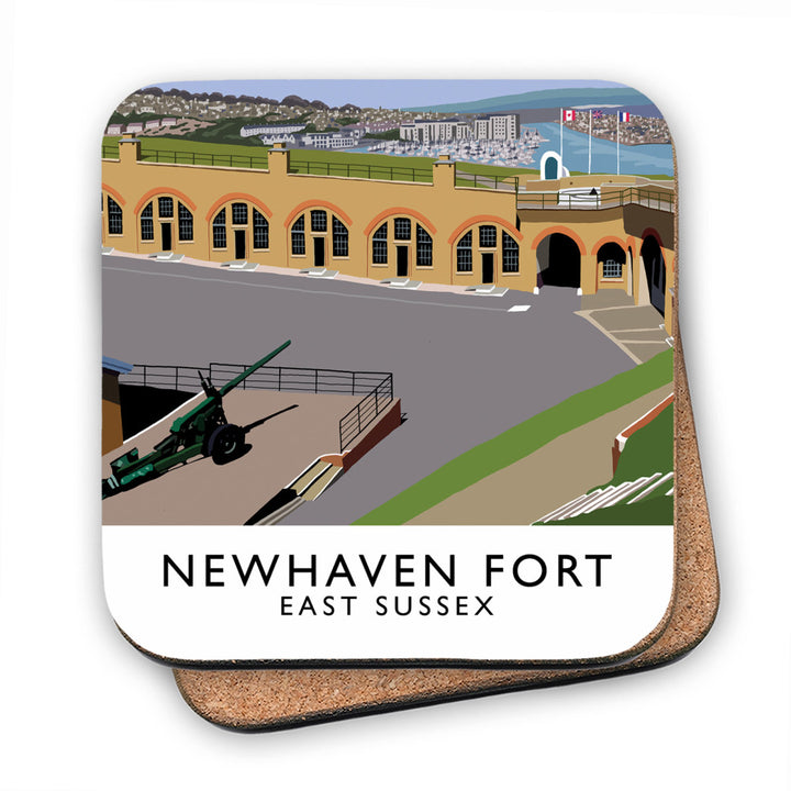 Newhaven Fort, East Sussex MDF Coaster