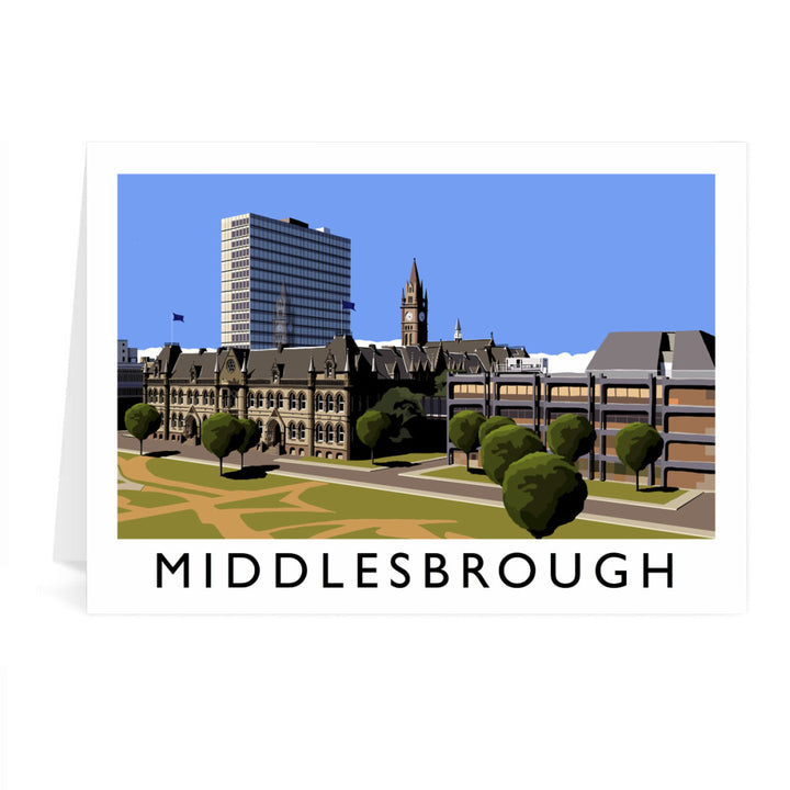 Middlesbrough Greeting Card 7x5