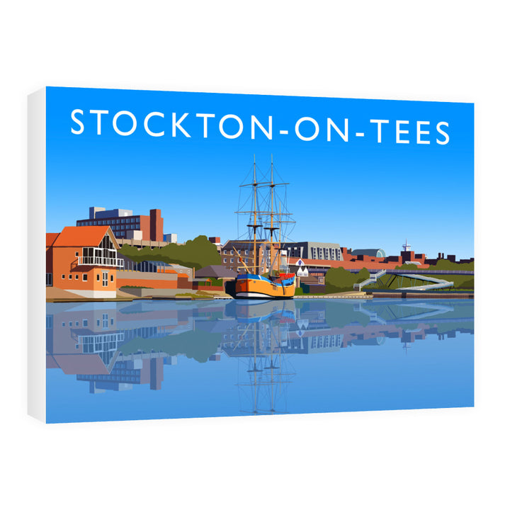 Stockton-on-Tees, County Durham 60cm x 80cm Canvas