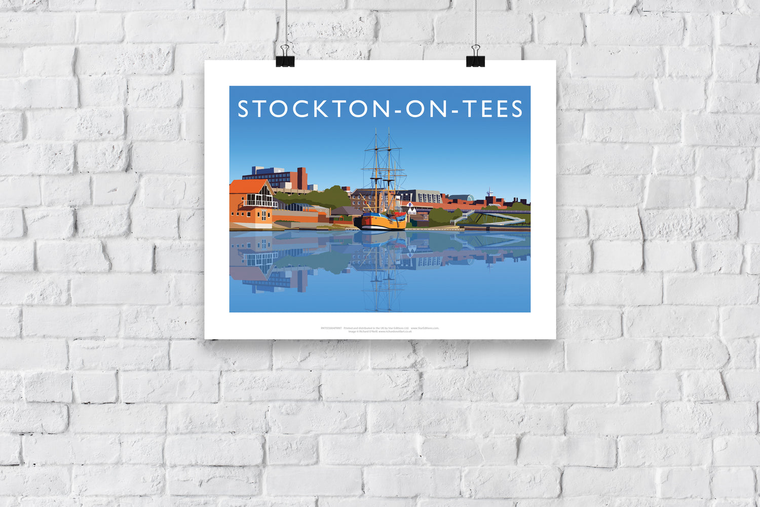 Stockton-on-Tees, County Durham - Art Print