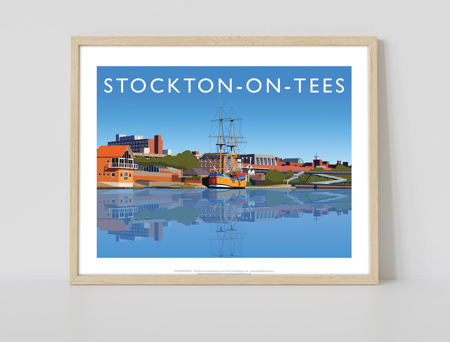 Stockton-on-Tees, County Durham - Art Print