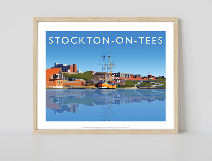 Stockton-on-Tees, County Durham - Art Print