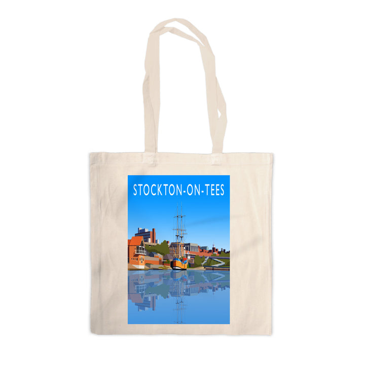 Stockton-on-Tees, County Durham Canvas Tote Bag