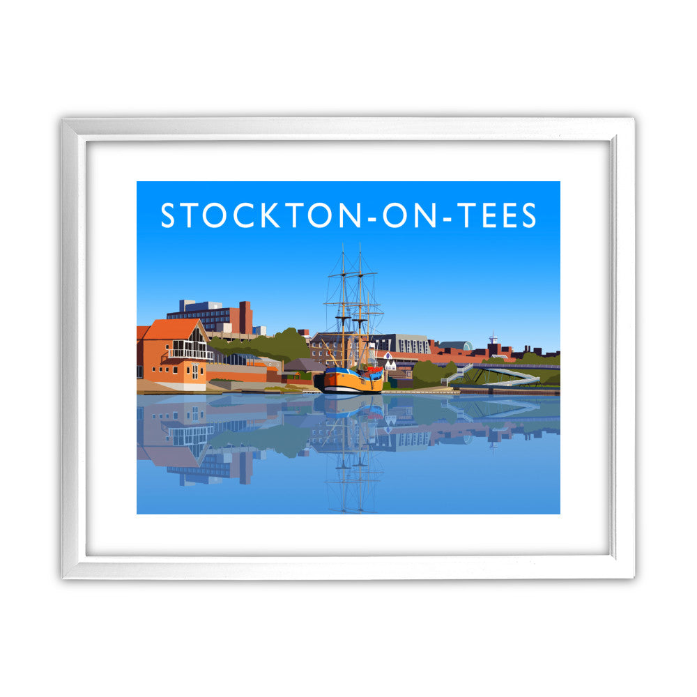 Stockton-on-Tees, County Durham - Art Print