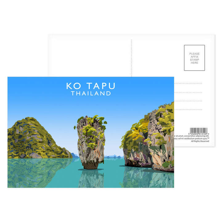 Ko Tapu, Thailand Postcard Pack
