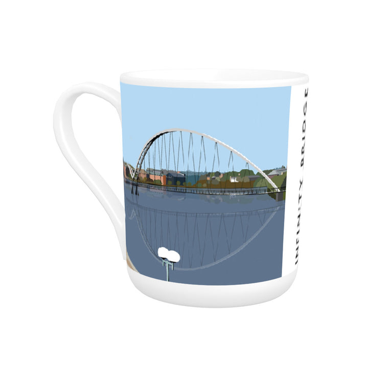 Infinity Bridge, Stockton on Tees Bone China Mug