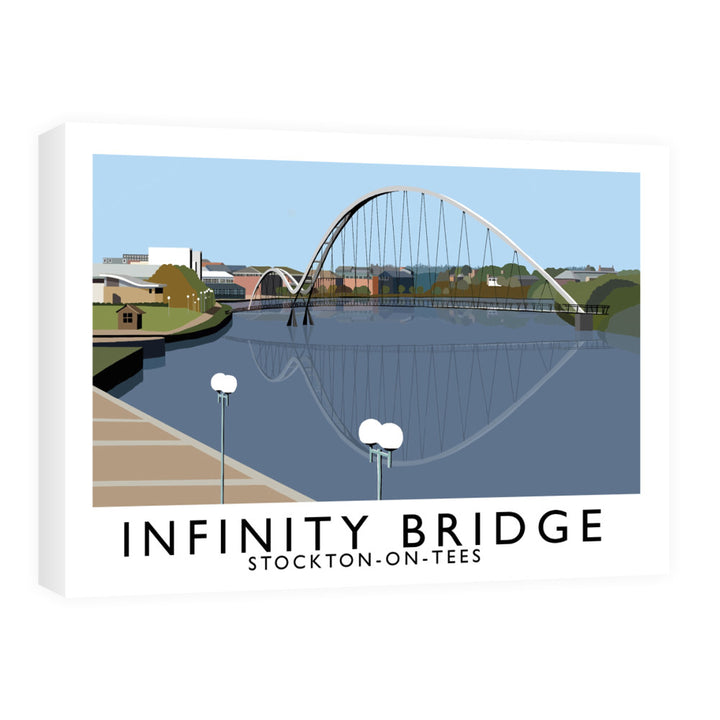 Infinity Bridge, Stockton on Tees Canvas