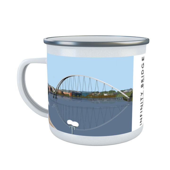 Infinity Bridge, Stockton on Tees Enamel Mug