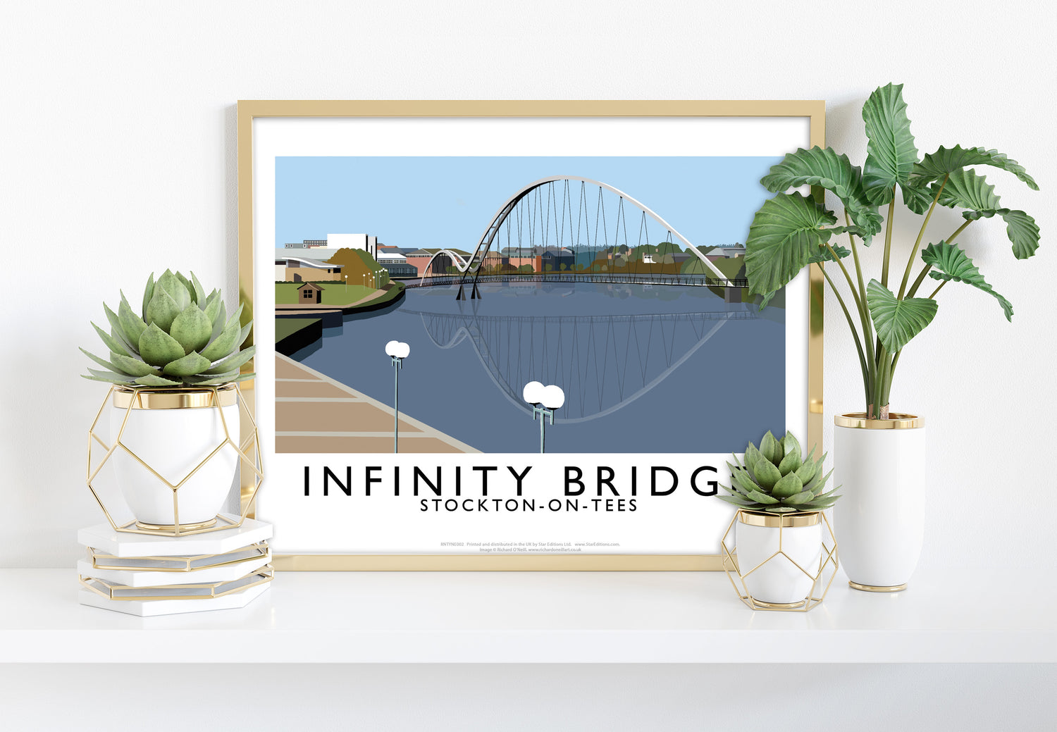 Infinity Bridge, Stockton on Tees - Art Print