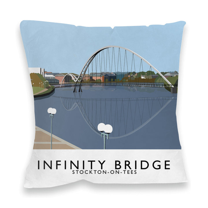 Infinity Bridge, Stockton on Tees Fibre Filled Cushion