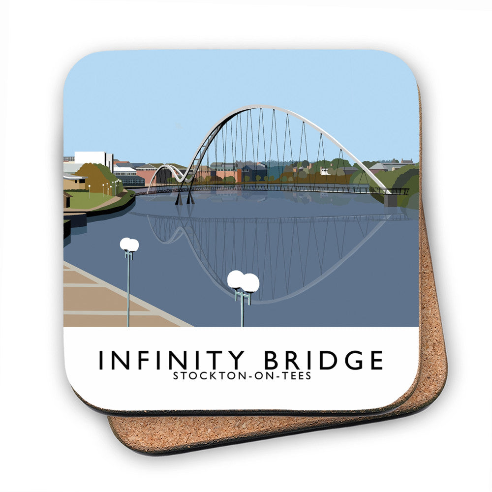 Infinity Bridge, Stockton on Tees MDF Coaster