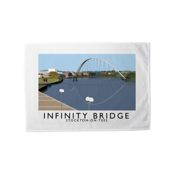 Infinity Bridge, Stockton on Tees Tea Towel