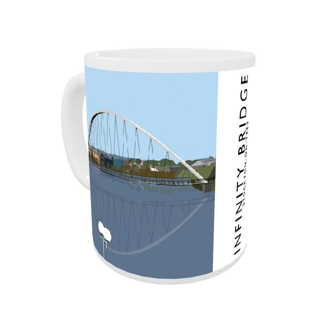 Infinity Bridge, Stockton on Tees Coloured Insert Mug