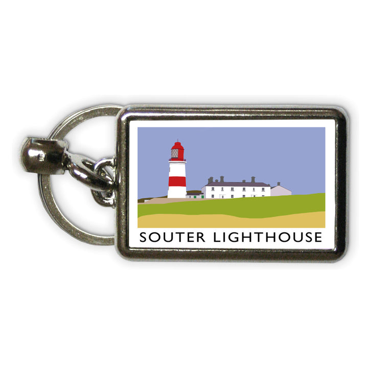 The Souter Lighthouse, Tyne and Wear Metal Keyring