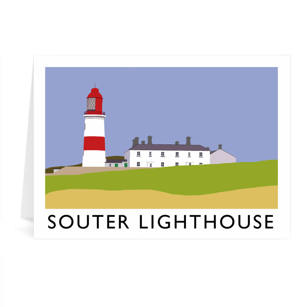 The Souter Lighthouse, Tyne and Wear Greeting Card 7x5