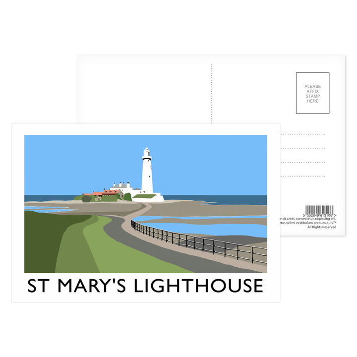 St Mary's Lighthouse, Whitley Bay Postcard Pack