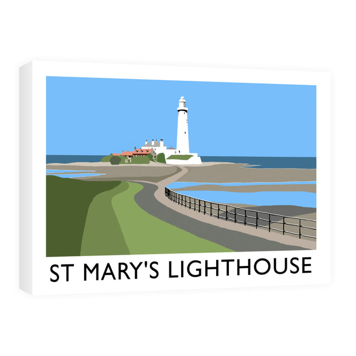 St Mary's Lighthouse, Whitley Bay Canvas