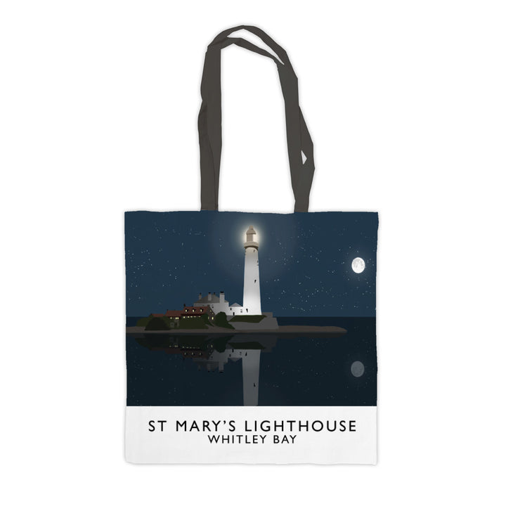 St Mary's Lighthouse, Whitley Bay, Tyne and Wear Premium Tote Bag