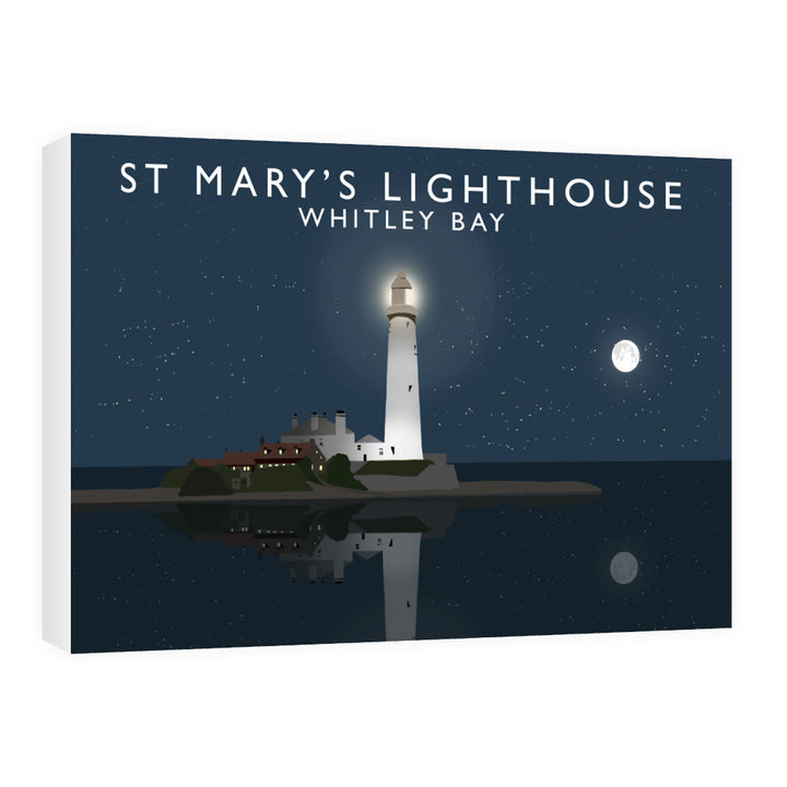 St Mary's Lighthouse, Whitley Bay, Tyne and Wear 60cm x 80cm Canvas