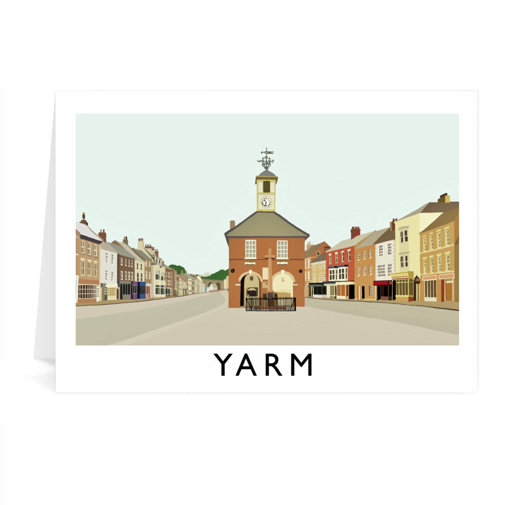 Yarm, North Yorkshire Greeting Card 7x5