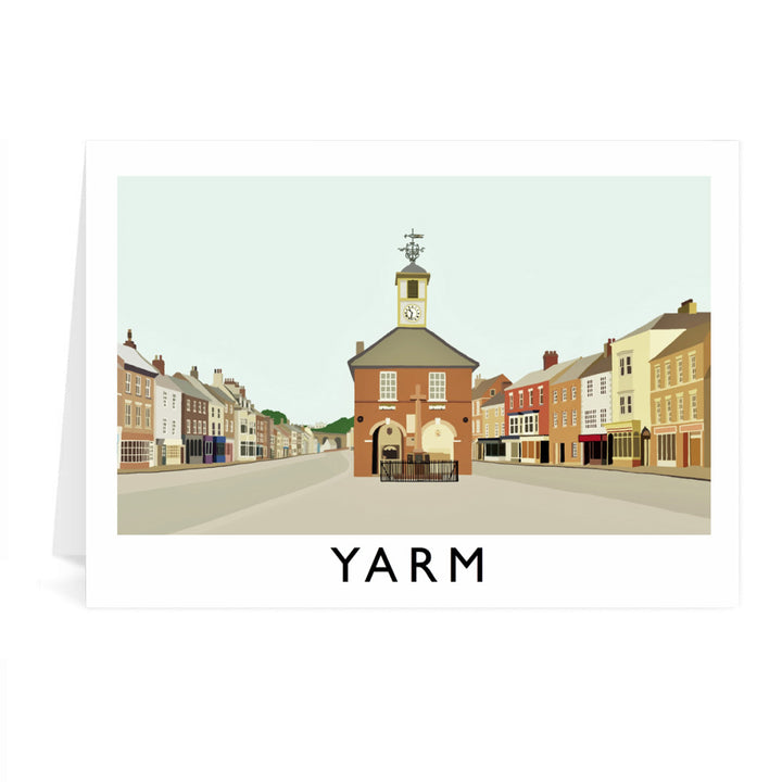 Yarm, North Yorkshire Greeting Card 7x5