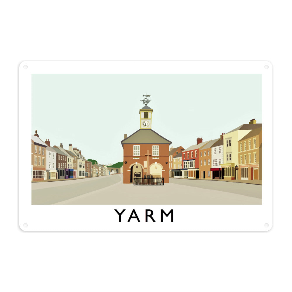 Yarm, North Yorkshire Metal Sign