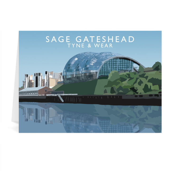 Sage Gateshead, Tyne and Wear Greeting Card 7x5