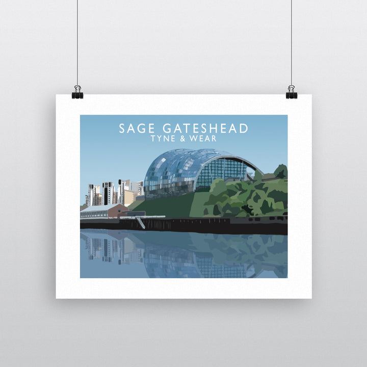 Sage Gateshead, Tyne and Wear 90x120cm Fine Art Print