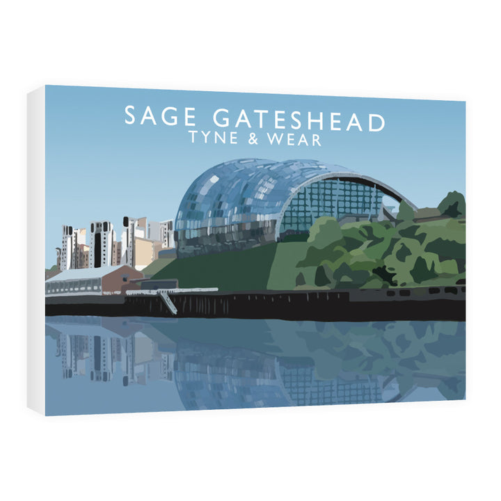 Sage Gateshead, Tyne and Wear 60cm x 80cm Canvas