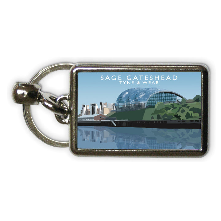 Sage Gateshead, Tyne and Wear Metal Keyring
