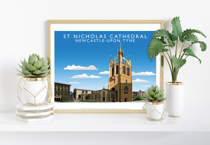 St Nicholas Cathedral, Newcastle-Upon-Tyne - Art Print