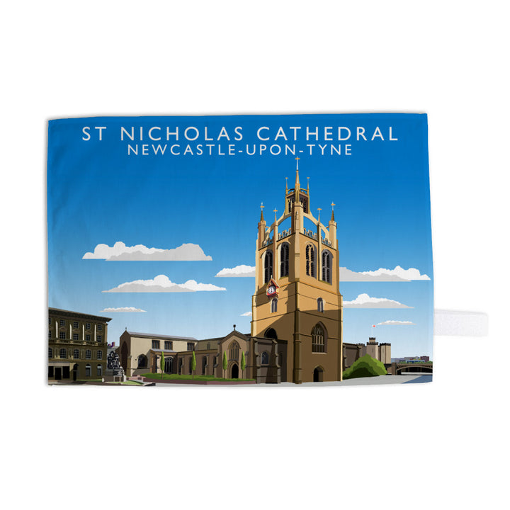St Nicholas Cathedral, Newcastle-Upon-Tyne Tea Towel