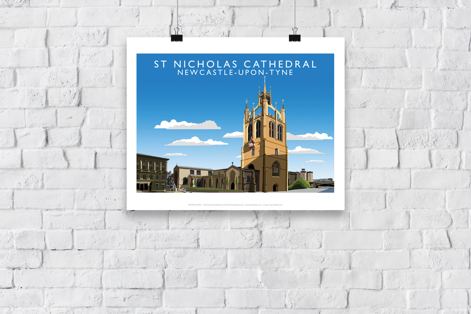 St Nicholas Cathedral, Newcastle-Upon-Tyne - Art Print