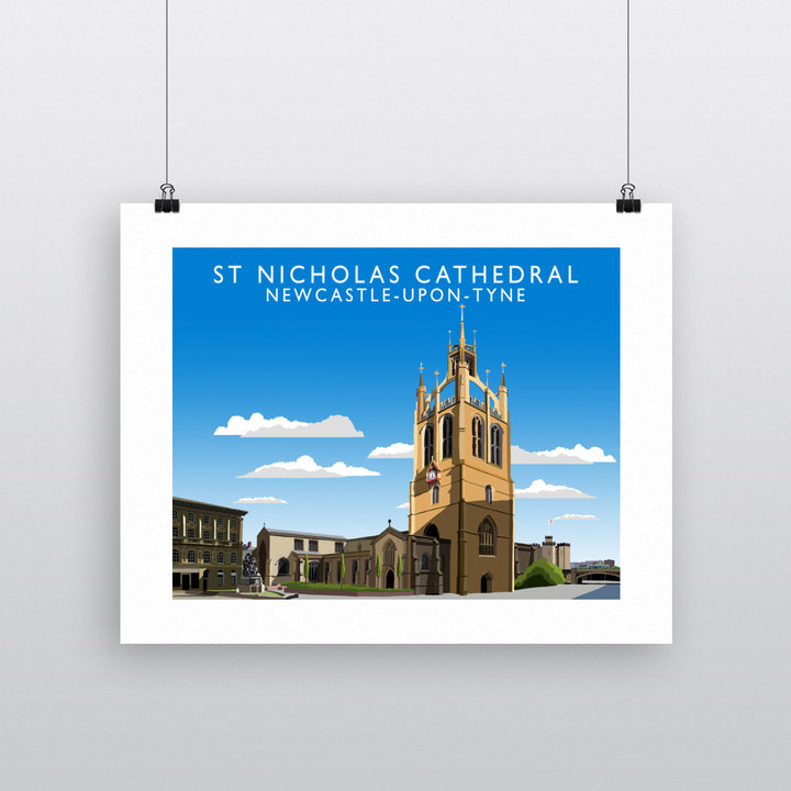 St Nicholas Cathedral, Newcastle-Upon-Tyne 90x120cm Fine Art Print