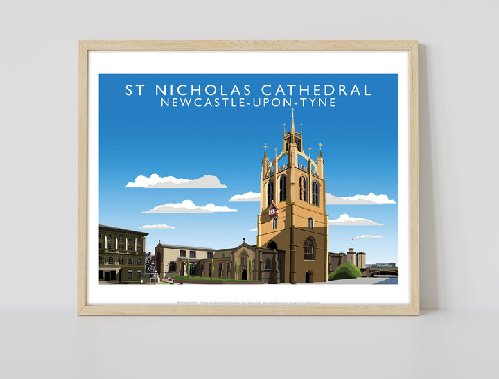 St Nicholas Cathedral, Newcastle-Upon-Tyne - Art Print