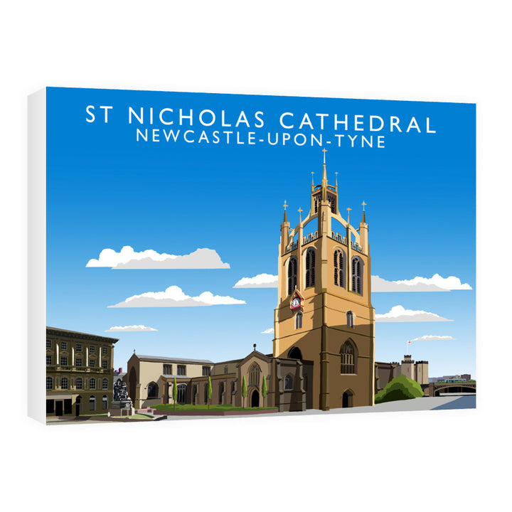 St Nicholas Cathedral, Newcastle-Upon-Tyne 60cm x 80cm Canvas