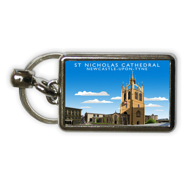 St Nicholas Cathedral, Newcastle-Upon-Tyne Metal Keyring
