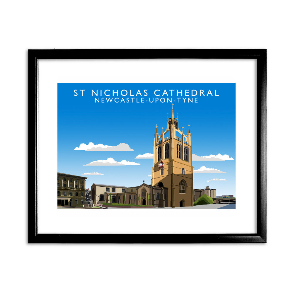 St Nicholas Cathedral, Newcastle-Upon-Tyne - Art Print