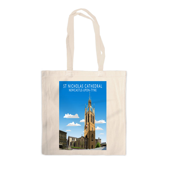 St Nicholas Cathedral, Newcastle-Upon-Tyne Canvas Tote Bag