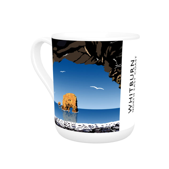 Whitburn, North East Coast Bone China Mug