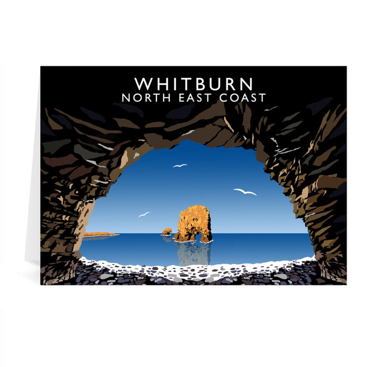 Whitburn, North East Coast Greeting Card 7x5