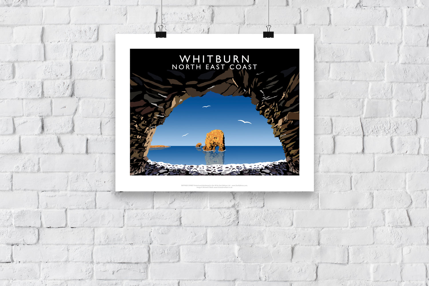 Whitburn, North East Coast - Art Print